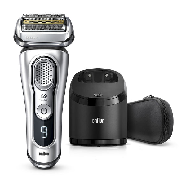 Braun Series 9 9370cc Wet Dry Mens Electric Shaver with Clean Station