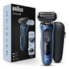 Braun Series 6 6020s Electric Shaver with Precision Trimmer for Men, Wet & Dry, Rechargeable, Cordless Foil Shaver, Blue