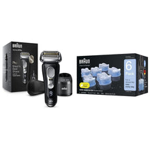 Braun Electric Razor, Waterproof Foil Shaver for Men, Series 9 Pro 9460cc, Wet & Dry Shave, With ProLift Beard Trimmer for Grooming, 5-in-1 Cleaning & Charging SmartCare Center Included, Atelier Black