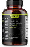 Hair Growth Supplement for Men - Grow Hair, Stop Hair Loss & Regrow Hair, Beard Growth, Skin and Nail Vitamin - Mens Hair Regrowth with Biotin for Men, Kelp, Bamboo & More (90 Count)