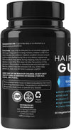 Cellmunology Hair Vitamin Gummy with Biotin 5000 MCG - Extra Strength and Healthy Hair Growth SupplementGluten-Free - 60 Cherry Flavored