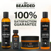 Live Bearded Complete Beard Grooming Kit - Beard Conditioner, Beard Wash, Beard Oil and Beard Butter