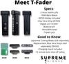 SUPREME TRIMMER Professional Trimmer Clippers Mustache Travel Beard Bundle Cordless Razor - ST5220 T-Shaper Li in Red + STF501 T-Fader Li