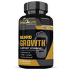 Beard Growth Support Supplement- Grow Fuller, Longer, Thicker, & Healthier Facial Beard & Mustache Hair with Biotin