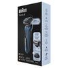 Braun Series 6 6020s Electric Shaver with Precision Trimmer for Men, Wet & Dry, Rechargeable, Cordless Foil Shaver, Blue