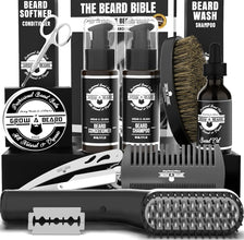 Beard Bible Beard Straightener Grooming Kit for Men, Beard Growth Kit