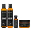 Live Bearded Complete Beard Grooming Kit - Beard Conditioner, Beard Wash, Beard Oil and Beard Butter