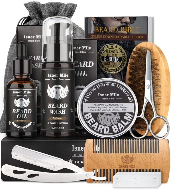 Isner Mile Beard Kit, Grooming & Trimming Tool Set