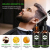 Beard Growth Kit - Derma Roller for Beard Growth, Beard Kit with Beard Roller, 2 Packs Beard Growth Oil