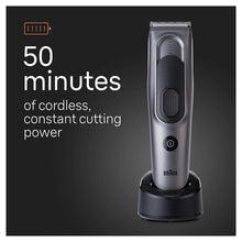 Braun Hair Clippers Series 7 7390, Hair Clippers for Men, Hair Clip from Home with 17 Length Settings, Incl. Memory SafetyLock Recall Setting, Ultra-Sharp Blades, 2 Combs, Stand, Pouch, Washable