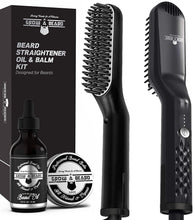 Beard Bible Beard Straightener Grooming Kit for Men, Beard Growth Kit