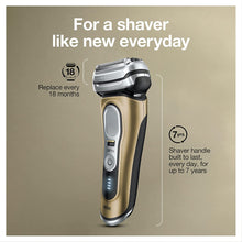 Braun Electric Razor for Men, Waterproof Foil Shaver, Series 9 Pro 9419s, Wet & Dry Shave, with ProLift Beard Trimmer for Grooming, Charging Stand Included, Gold