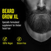 Beard Grow XL, Vegan Beard Grower Facial Hair Supplement, #1 Men’s Hair Growth Vitamins