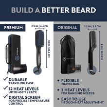 Arkam Beard Straightener for Men -Premium Heated Beard Brush Kit