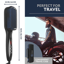 Arkam Beard Straightener for Men -Premium Heated Beard Brush Kit