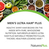 NaturesPlus Men's Ultra Hair Plus, Sustained Release - 60 Tablets - Gluten-Free - 30 Servings