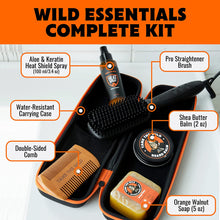 Tame The Wild Pro Beard Straightener Kit - Heated Beard Brush for Men