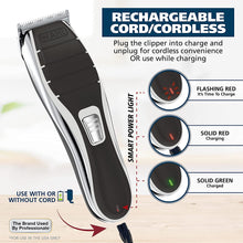 WAHL Clipper 2-in-1 Hair Clipper and Shaver Lithium-Ion Rechargeable Cord Cordless Hair Clipper and Shaver Combo Kit - Model 79568