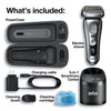 Braun Electric Razor for Men, Waterproof Foil Shaver, Series 9 Pro 9419s, Wet & Dry Shave, with ProLift Beard Trimmer for Grooming