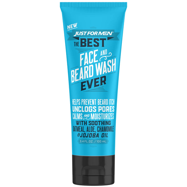 Just For Men, The Best Face and Beard Wash Ever, 3.4 fl. oz. (100 mL)