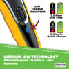 Wahl LifeProof Wet/Dry Rechargeable Lithium Ion Trimmer for Men, Black/Yellow, 9899