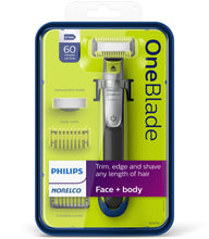 Philips Norelco Oneblade Face + Body  Hybrid Electric Trimmer and Shaver, QP2630/70