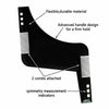 JINGPENG Men Beard Template Comb Styling Shaper Stencil Symmetry Trimming Shaping Shaving Tool Black