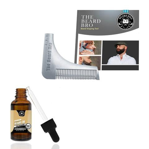 BEARD BRO TOOL WITH 2 OZ. BOURBON BEARD OIL