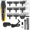 Wahl LifeProof Wet/Dry Rechargeable Lithium Ion Trimmer for Men, Black/Yellow, 9899