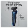 Braun Series 6 6020s Electric Shaver with Precision Trimmer for Men, Wet & Dry, Rechargeable, Cordless Foil Shaver, Blue