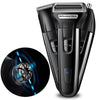 3-in-1 Electric Shaver for Men Rechargeable Sideburns Beard Nose Hair Trimmer Grooming Kit