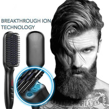 Hair Straightener Beard Straightener Flat Iron Comb For Beard Professional Women Hair Straightening Iron Comb Styling Tools