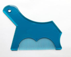 New Innovative Design Beard Shaping Tool Trimming Shaper Template Guide for Shaving or Stencil With Full-Size Comb for Line Up