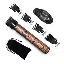 Professional Barber Men Hair Trimmer Rechargeable Baldheaded Hair Clipper Cordless Hair Cutting Machine Beard Men Trimmer Cut