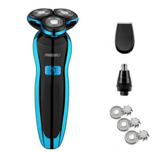 Digital LCD Display Men Electric Shaver USB Rechargeable Razor Shaving Machine Beard Trimmer Washable Wet Dry Waterproof