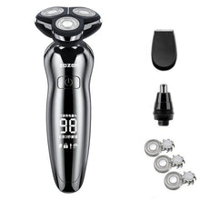 Digital LCD Display Men Electric Shaver USB Rechargeable Razor Shaving Machine Beard Trimmer Washable Wet Dry Waterproof