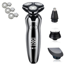 Digital LCD Display Men Electric Shaver USB Rechargeable Razor Shaving Machine Beard Trimmer Washable Wet Dry Waterproof