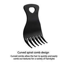 Handle Grip Large Tooth Detangling Curly Hair Comb Back Head Styling Beard Oil Comb Men Hairdressing Wide Teeth Comb Set Gift