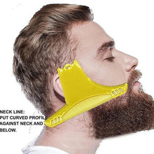 New Fashion Men Beard Shaping Styling Template Comb Men's Beards Combs Beauty Tool for Hair Beard Trim Templatesival