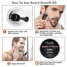 Oil Serum Derma Roller For Men Beard