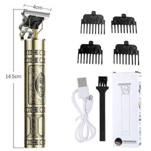 Kemei Hair Clippers Men Barber Professional Hair Trimmer s Beard Trimmer For Men USB Haircut 0mm Finishing Machine Hair Cutter