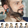 2021 Men Beard Template StylingTool Double Sided Beard Shaping Comb Beauty Tool Shaving Hair Removal Razor Tool for Men