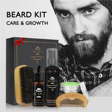 Beard Kit With Scissor Comb Brush